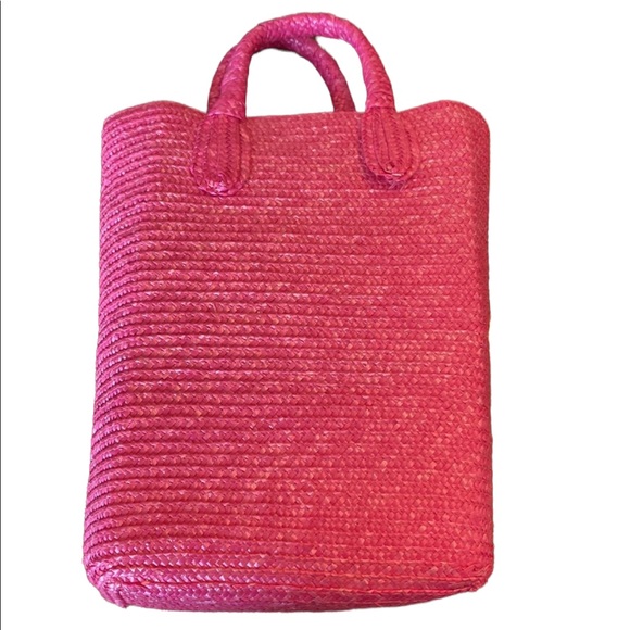 4/$20!!!  Bubblegum Pink Straw Bag - Picture 6 of 6